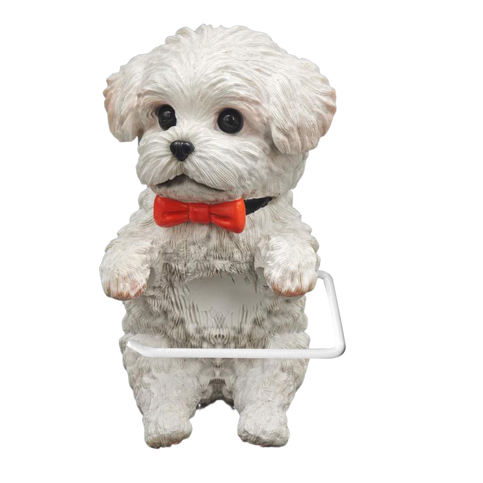 Support rouleau papier toilette chien pour égayer votre salle de bain originale