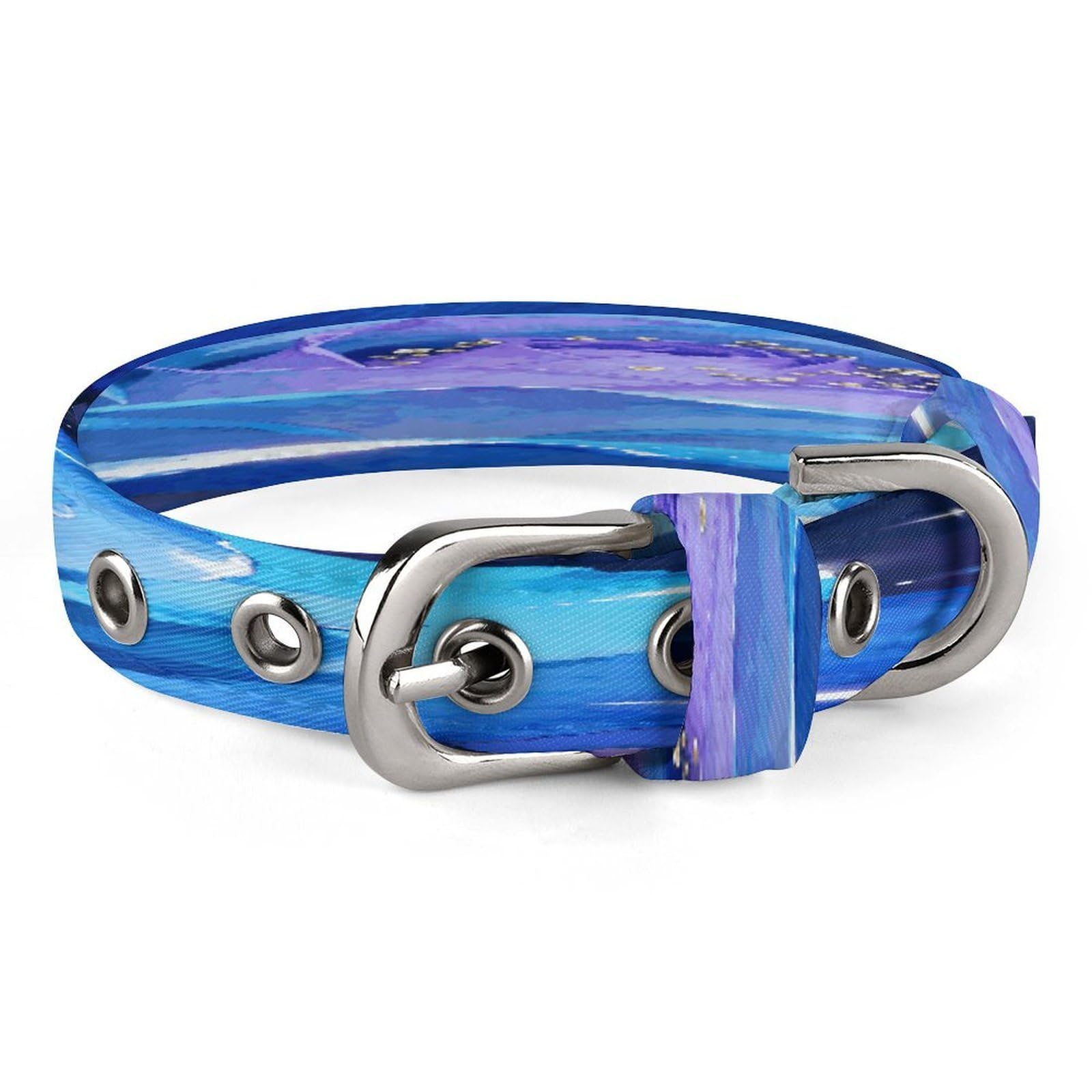 Collar de tela Oxford suave para cachorros perros y gatos de 7.9-10.4"