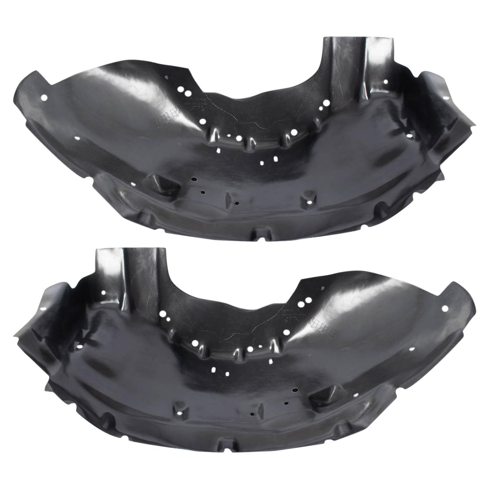 TRQ Front Inner Fender Liner Set | For 2007-2008 Chevrolet Colorado GM1248163 GM1249187