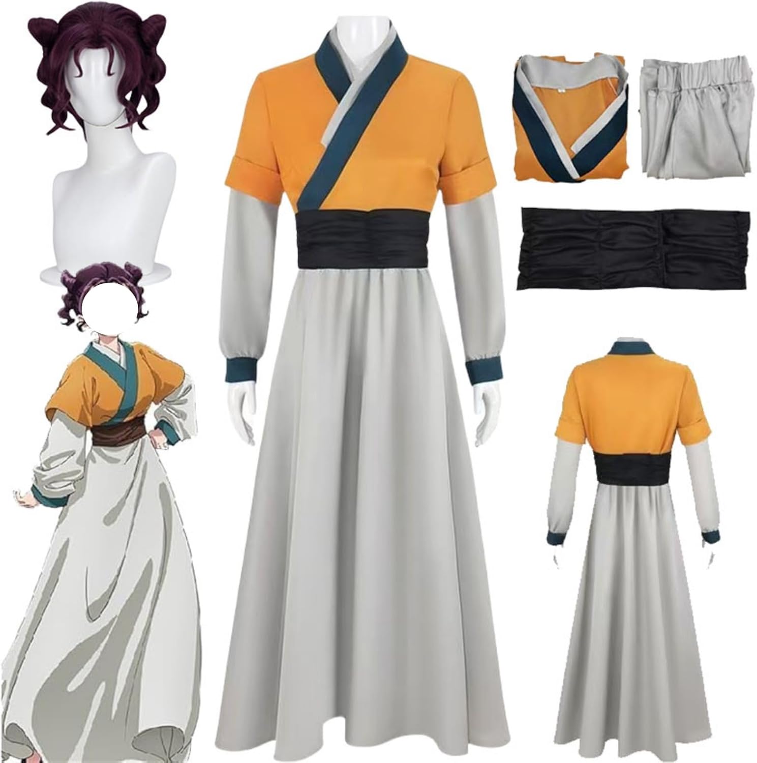 ウィッグ付きフルセットコスプレ衣装　薬屋のひとりごと子翠シスイ Amazon.co.jp: [nakakyoshin 会社] 薬屋のひとりごと子翠 シスイ