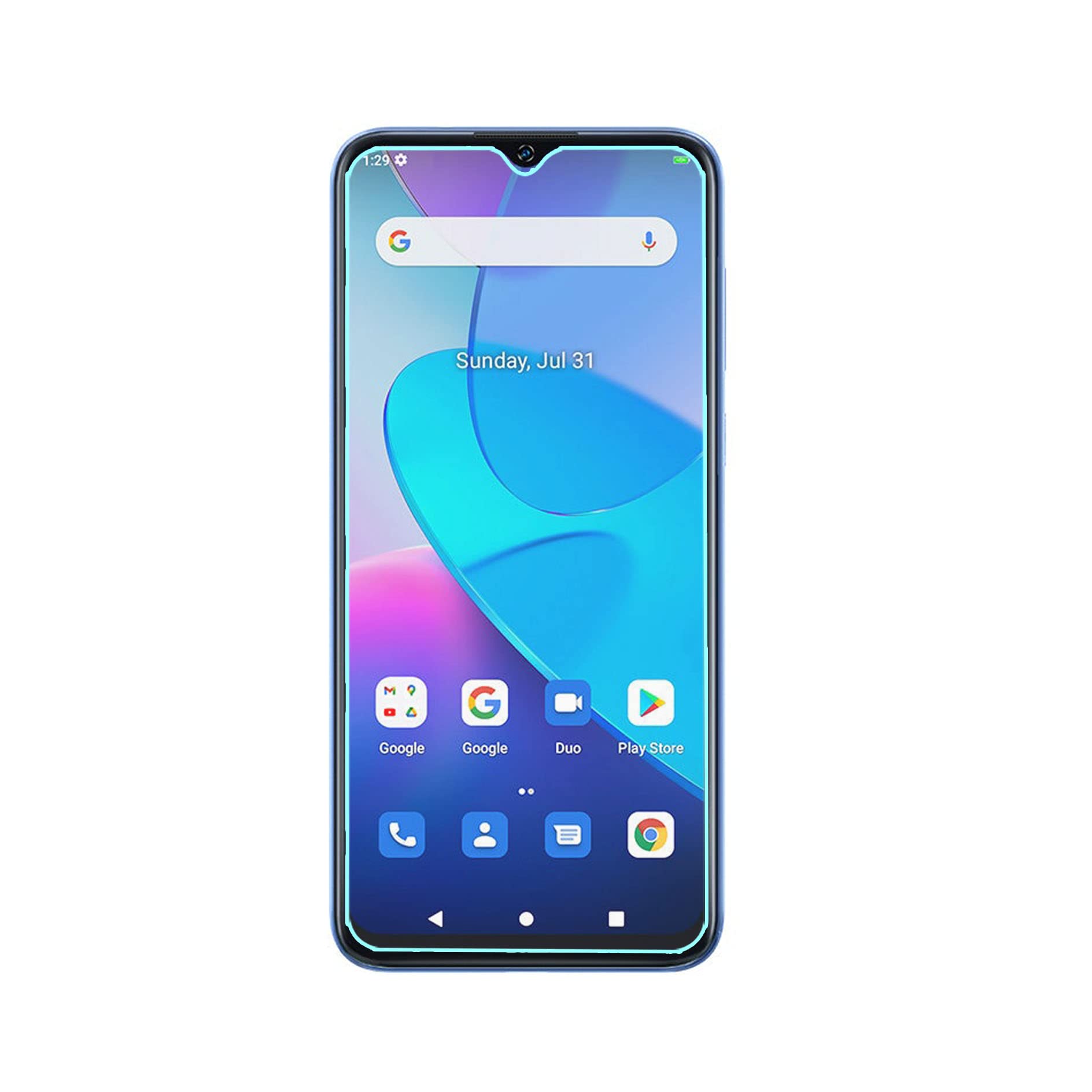 MILEGAO Oukitel C31 Pro Custodia +2 PZ Pellicola Protettiva Vetro Temperato, Paraurti Ultra Sottile Antiurto Morbido TPU Silicone Cover per Oukitel C31 Pro (6.52