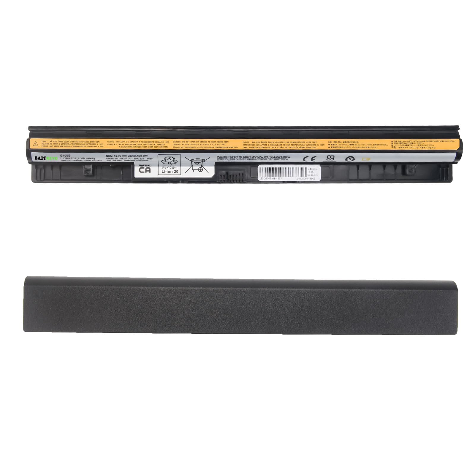 Batteria 41Wh/2800mAh L12M4E01 L12L4E01 L12S4E01 L12L4A02 L12M4A02 L12S4A02 per Lenovo G50 G50-30 G50-45 G50-70 G50-80 G70 G70-70 G70-80 G400s G500s G505s Z41-70 Z50-70 Z50-75 Z70 Z70-80 Z710