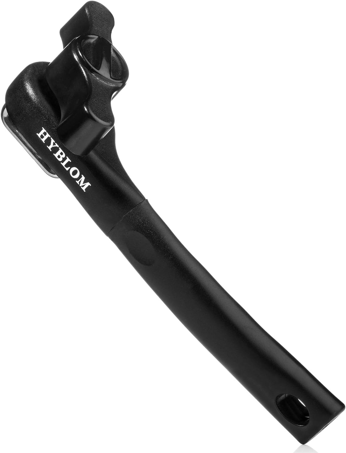 Safe Edge, Smooth, Manual, Side Cut Can Opener By HYBLOM – Heavy Duty Stainless Steel Construction – Lightweight – Firm Grip, Easy Turning Knob - Practical Lid Lifter For Maximum Hygiene