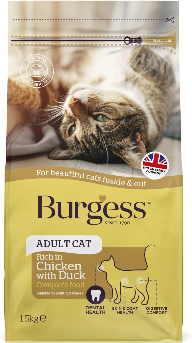 Adult Chicken & Duck Cat Dry Food - CHICKEN/DUCK/1.5KG