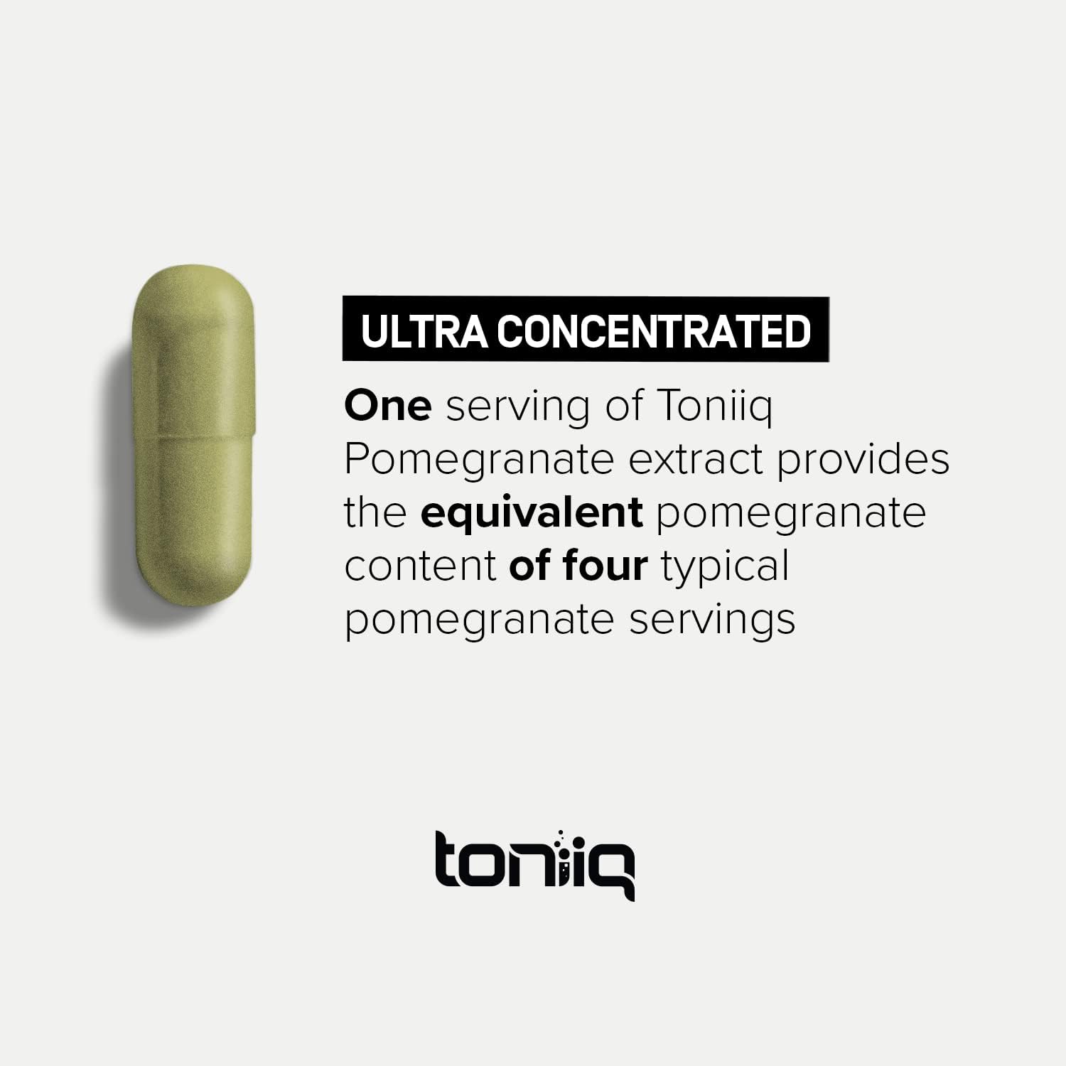 Toniiq Pomegranate Extract - Ultra High Potency 35:1 Extract with 90% Ellagic Acid - Highly Concentrated - Third-Party Lab Tested - 120 Capsules - Image 5