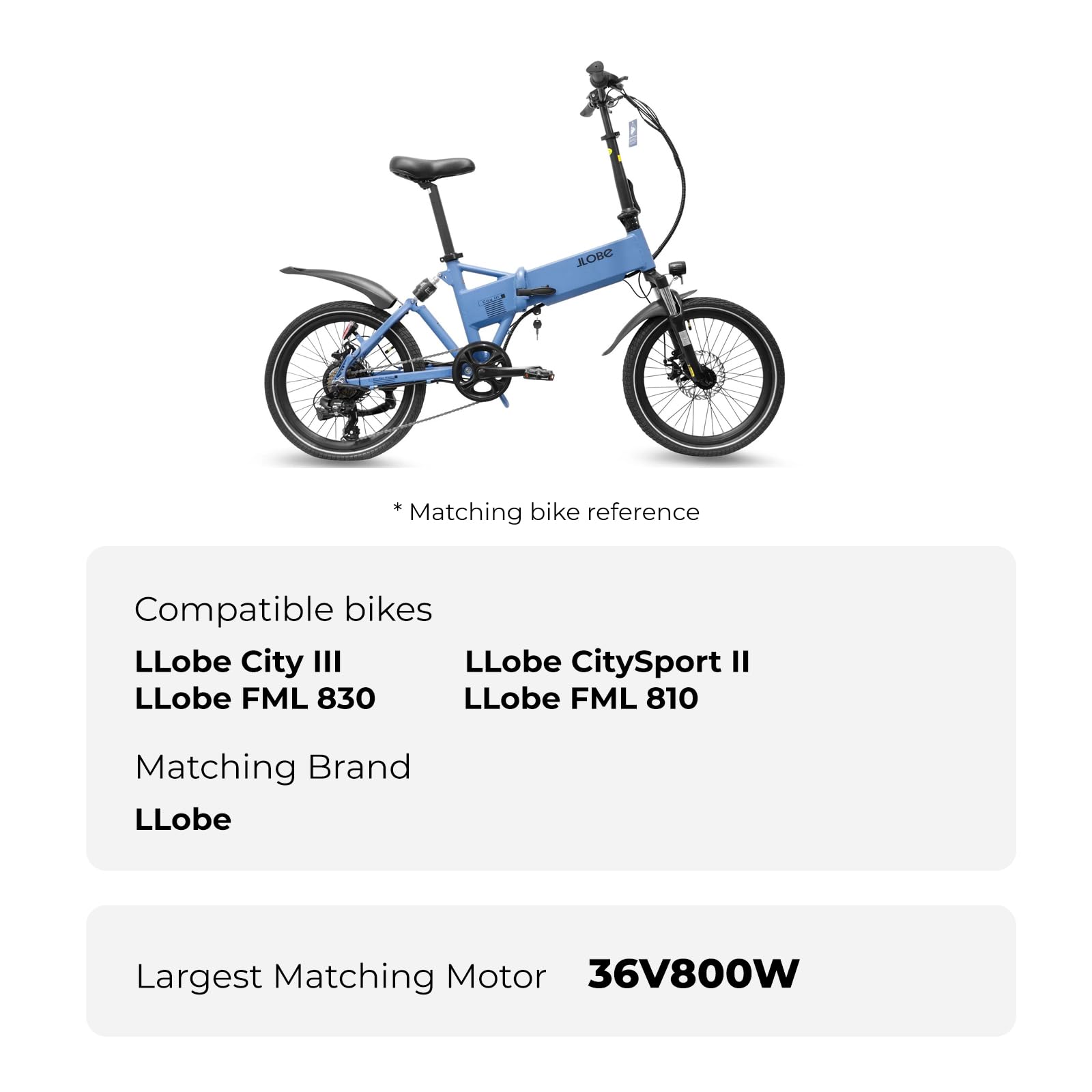 YOSE POWER E-Bike Batterie 36V 11.6Ah In-Frame Akku mit USB für 36V 250W / 350W / 500W / 800W Motor passt auf LLobe City III, CitySport 2, FML 810 und FML 830