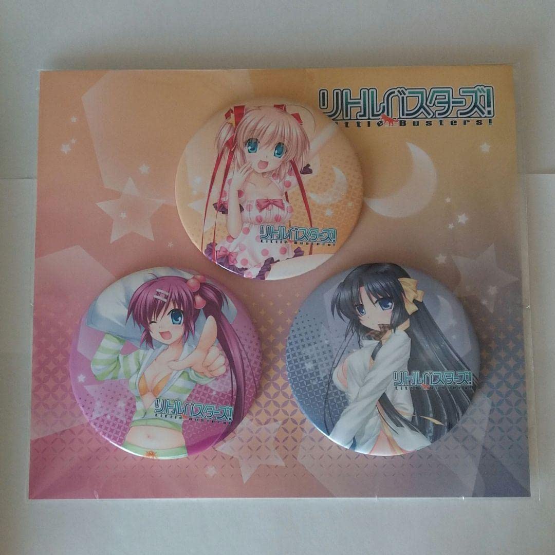 Amazon | リトルバスターズ リトバス 缶バッジセット 小毬 葉留