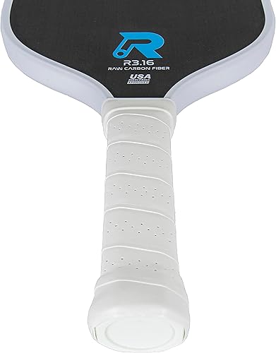 Miniatura 6 de Ronbus R1.16R2.16R3.16 Raw Toray T700 Paleta de pickleball de fibra de carbono con núcleo de panal de polipropileno de 0.630 in