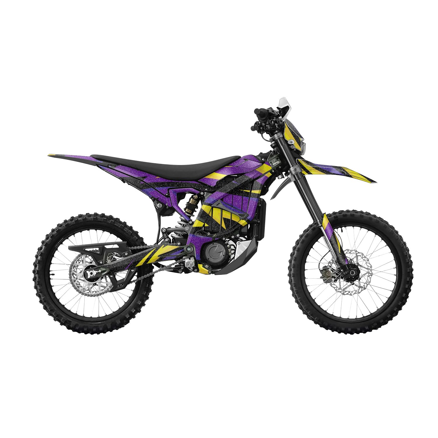 Glossy Glitter Surron Ultra Bee Graphics Kit Wrap - Tribal Purple - Sur-Ron Skin - Premium 3M Vinyl Protective Wrap Decal Cover - Easy to Apply | Crafted in The USA by MightySkins