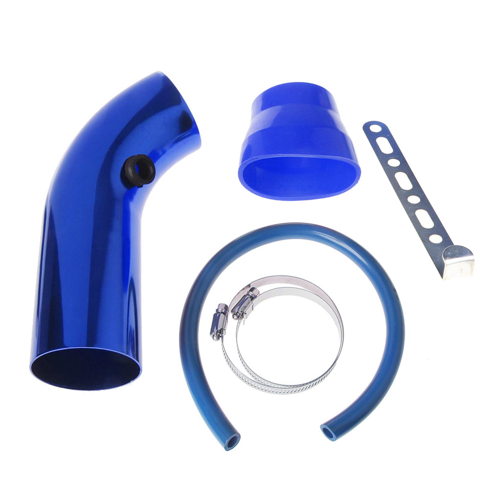 Buy 76mm 3" Car Cold Air Intake Induction Pipe Kit Filter Tube System Universal Online at