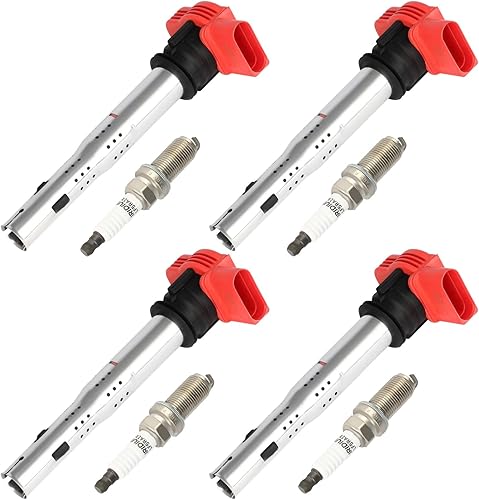 Vista 2214 de SCITOO 1 bobinas de encendido con 4 bujías de iridio para Chevrolet 2011-2015 Cruze 1.4L 2016 Cruze Limited 1.4L 2012-2020 Sonic 1.4L 2013-2021 Trax