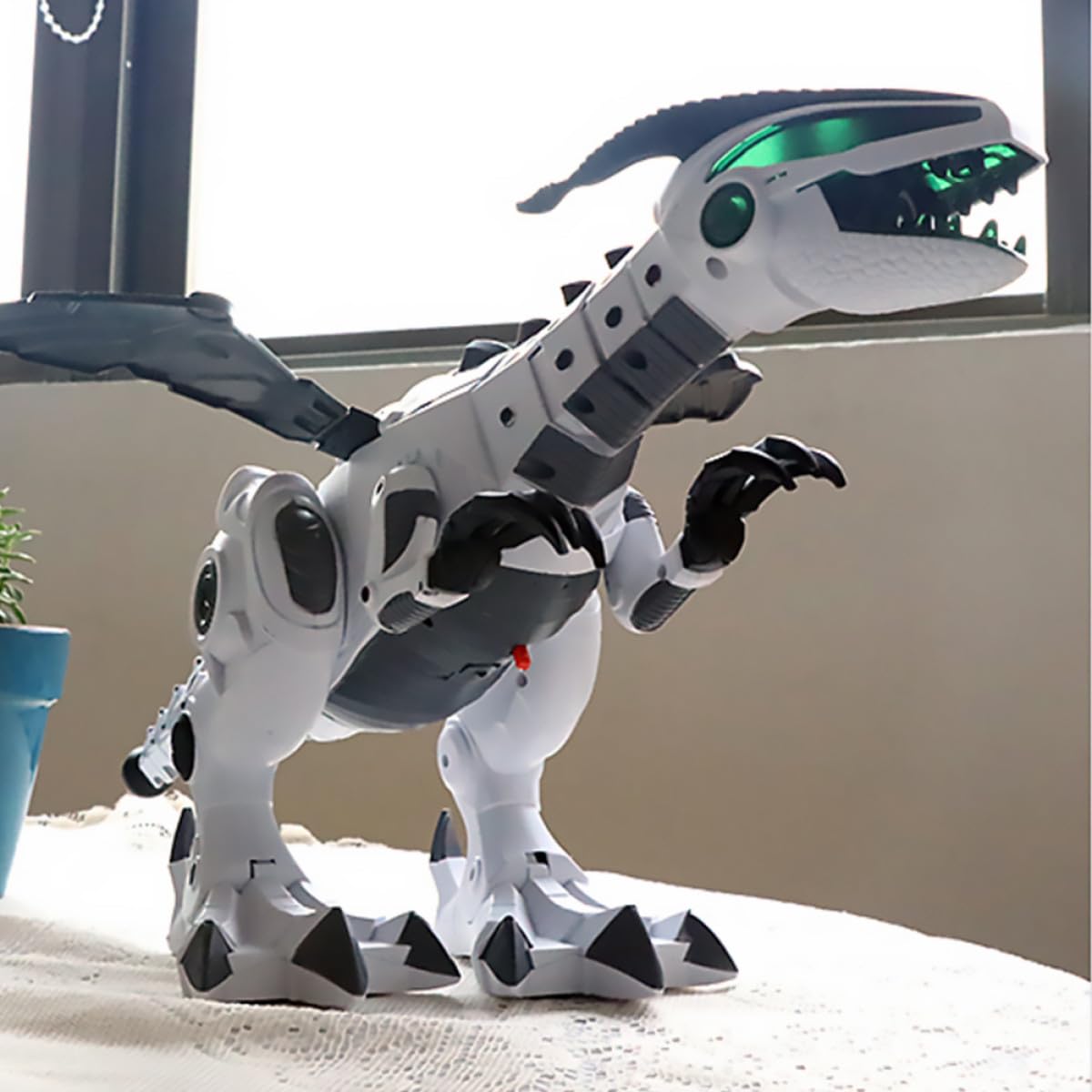 Sosoport Dinosauro Telecomandato Spray Creativo con Funzione per Decorazione e Gioco Ragazzo Ragazza
