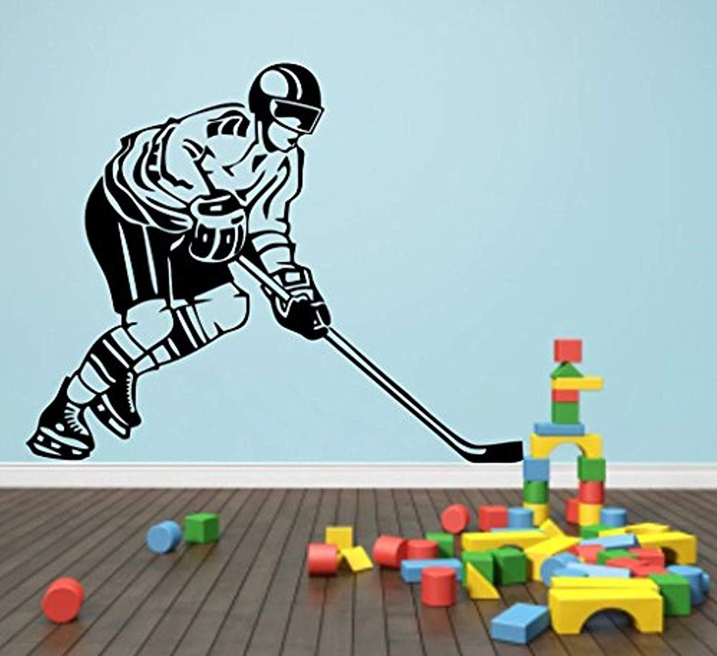 Hockey Vinyl Wall Decal Decal & Office Decor Wall Poster