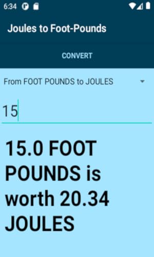Joules to Foot-Pounds Conversion Calculator