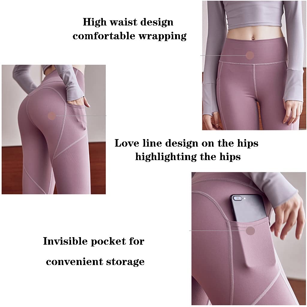 Pantaloni Yoga Donna Vita Alta - Joggers In Nylon Elastan, Comodi E Traspiranti - Foto 2