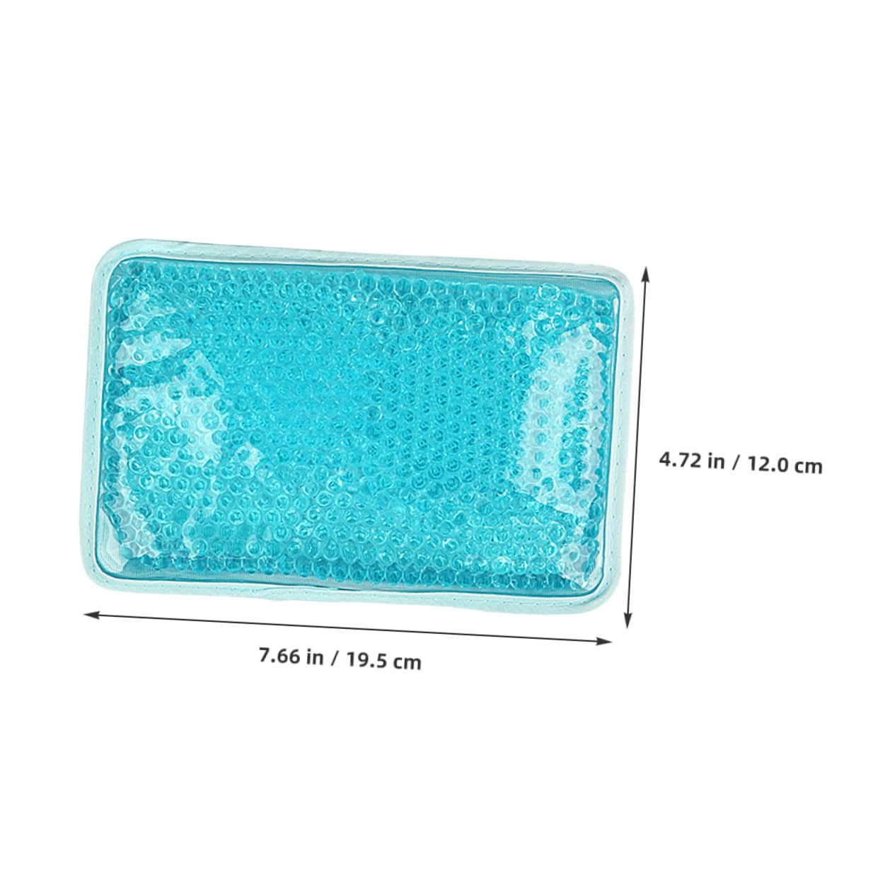 3 Stück Kältekompresse Gelkissen für Nacken und Rücken mit Weichem Pvc Material Wiederverwendbare Kältetherapiepackung für Heiße und Kalte Anwendungen