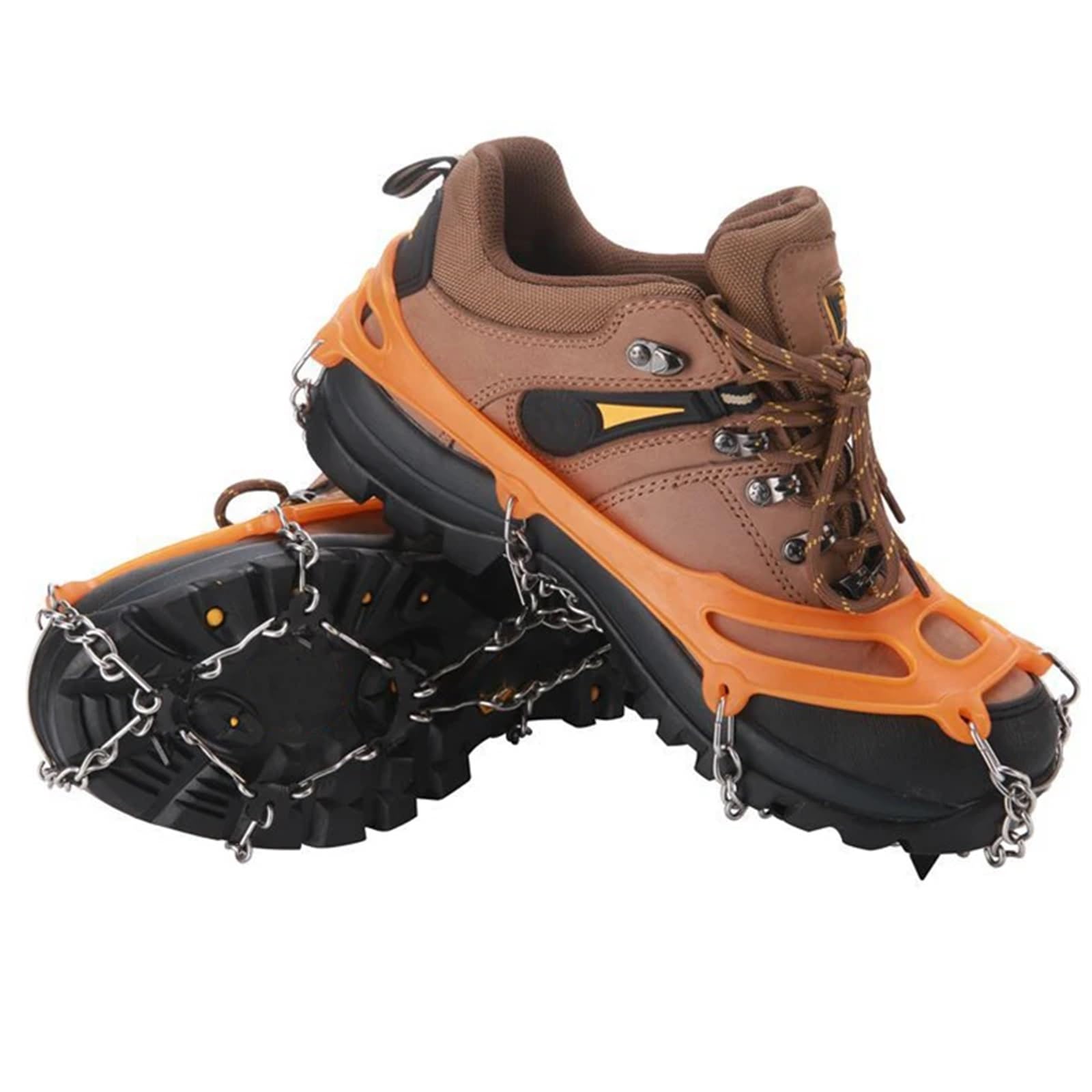 Ice Traction Cleats Anti Slip Safe Protect For Walking Jogging Climbing Hiking On Snow Unisex Microspikes