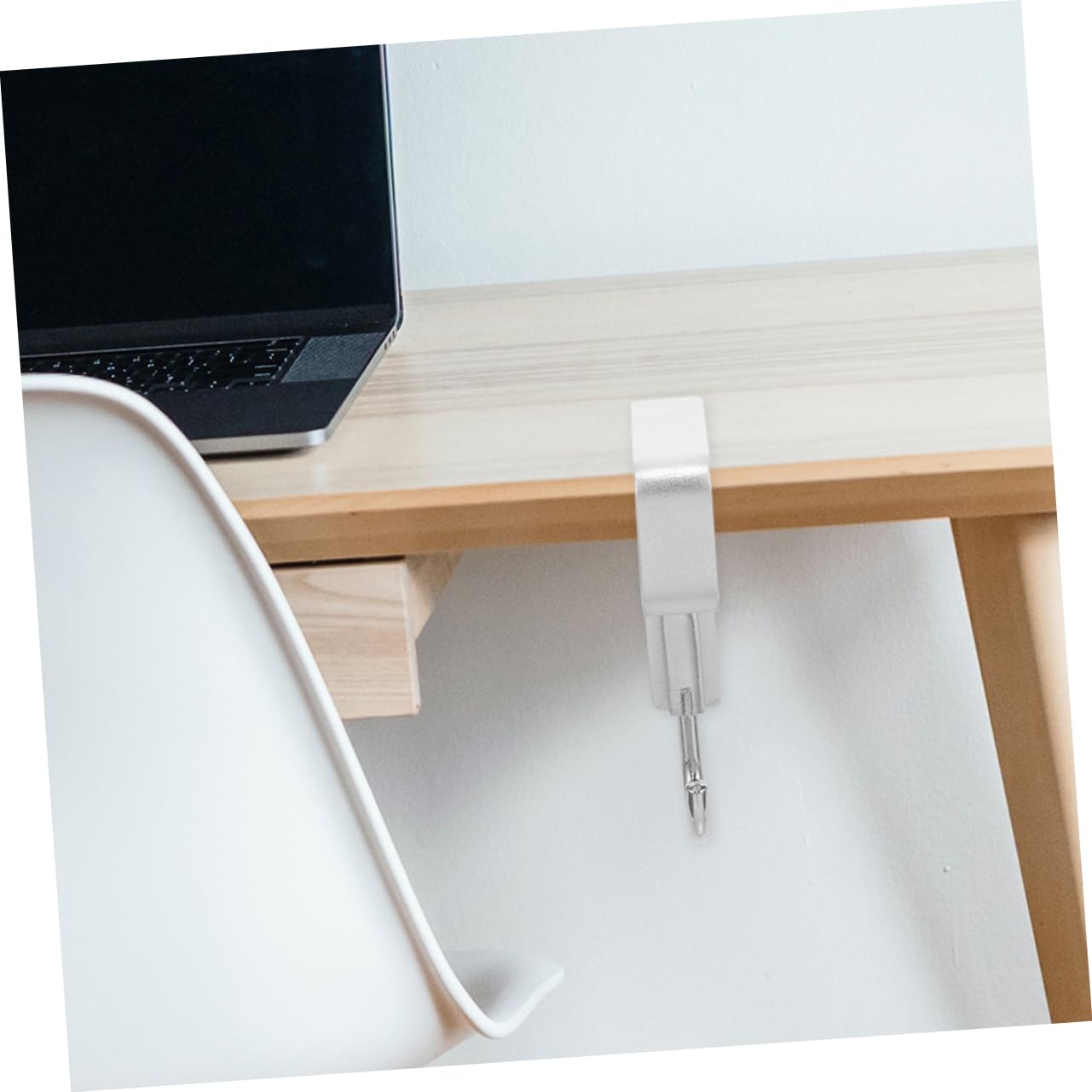 HOMOCONO Metal Desk Hook for Schoolbags 2pcs Purse Hanger Holder Versatile Backpack Hook