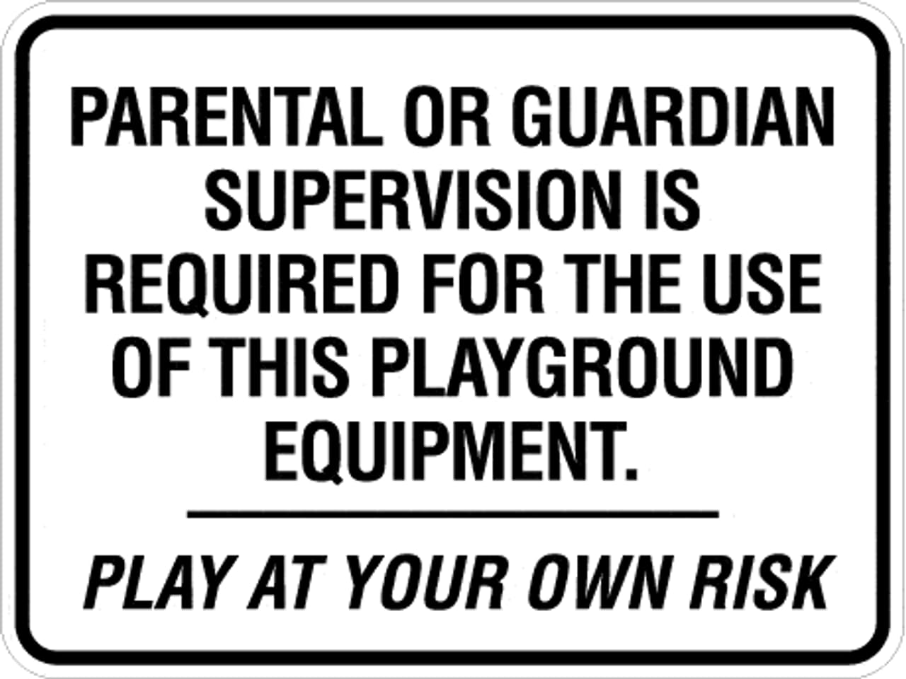 Tin sign vintage Supervision is Required for this Equipment School Plaque Poster for Bar Pub Beer Home Garage Man Cave Wall Decor 12x8 Inch