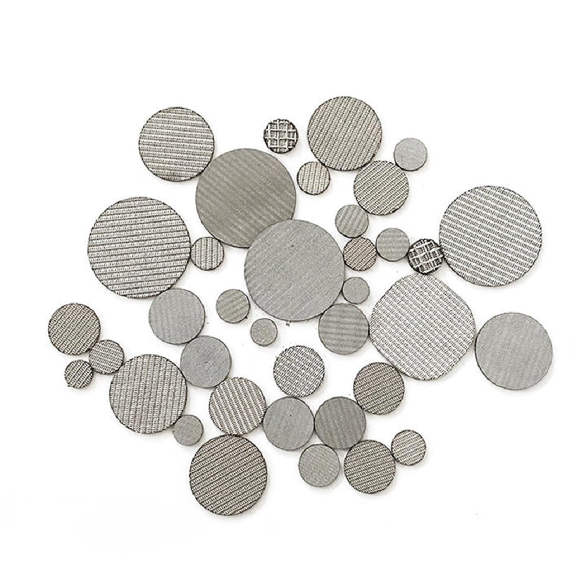 Tarcza filtracyjna ze spiekanej siatki drucianej 304 SUS Okrągły kształt 5 mm x 1,7 mm(10mm x5mmx 10pcs)
