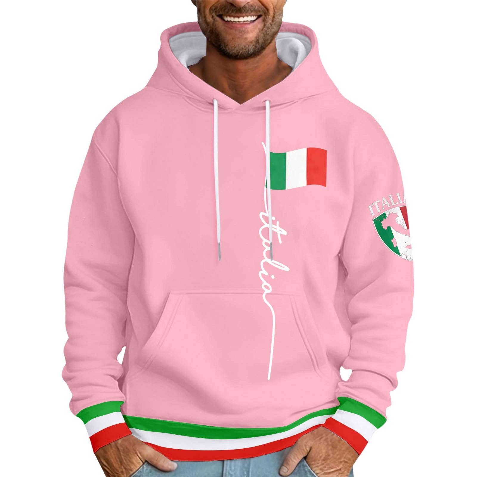 Sweat à capuche homme doux avec cordon réglable - 5