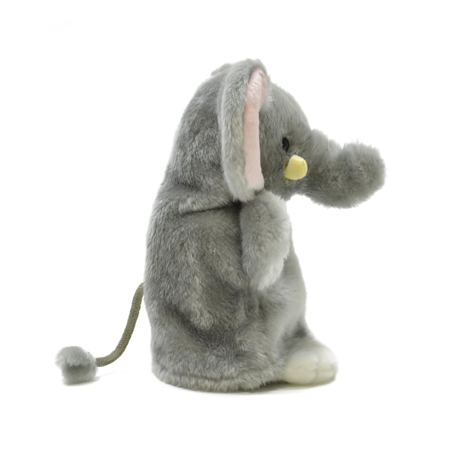 稀少 KORIMCO グレーの象のぬいぐるみ パペット 指人形 新品 ぞうさん