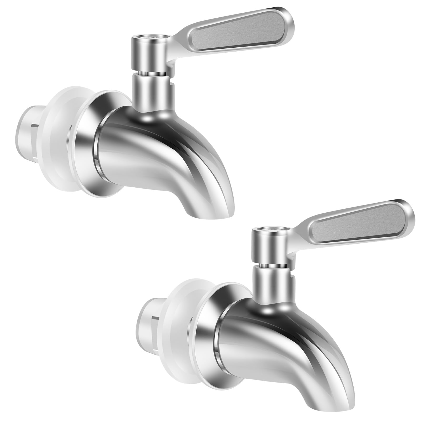 2 Pcs Stainless Steel Spigot for Beverage Dispenser, Sturdy Beverage Dispenser Replacement Spigot, Replacement Faucet Polished Finished, Replacement Part for Sun Tea Jar Party Camping