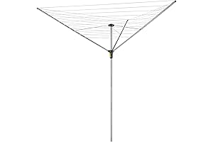 Minky Easy Breeze 115 Ft. Round 3 Arm Rotary Clothesline: Ultimate Outdoor Umbrella Clothes Dryer