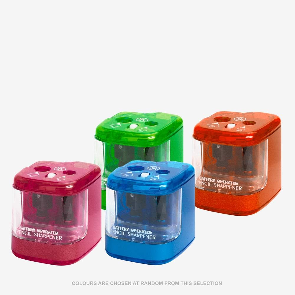 Jakar Battery Pencil Sharpener Double Hole (colour May Vary)