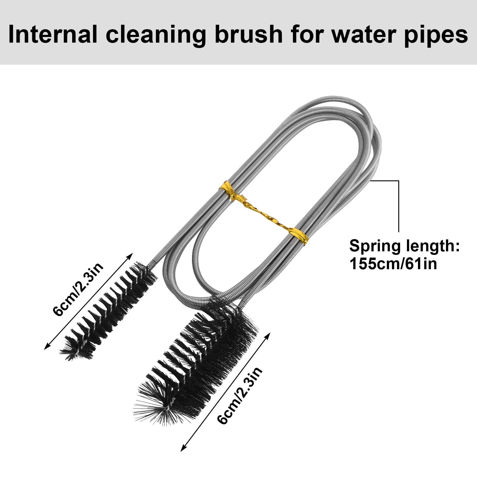2 Brosses De Nettoyage Pour Tubes En Acier Inoxydable - Diamètre 30 Mm - Marque Uxcell