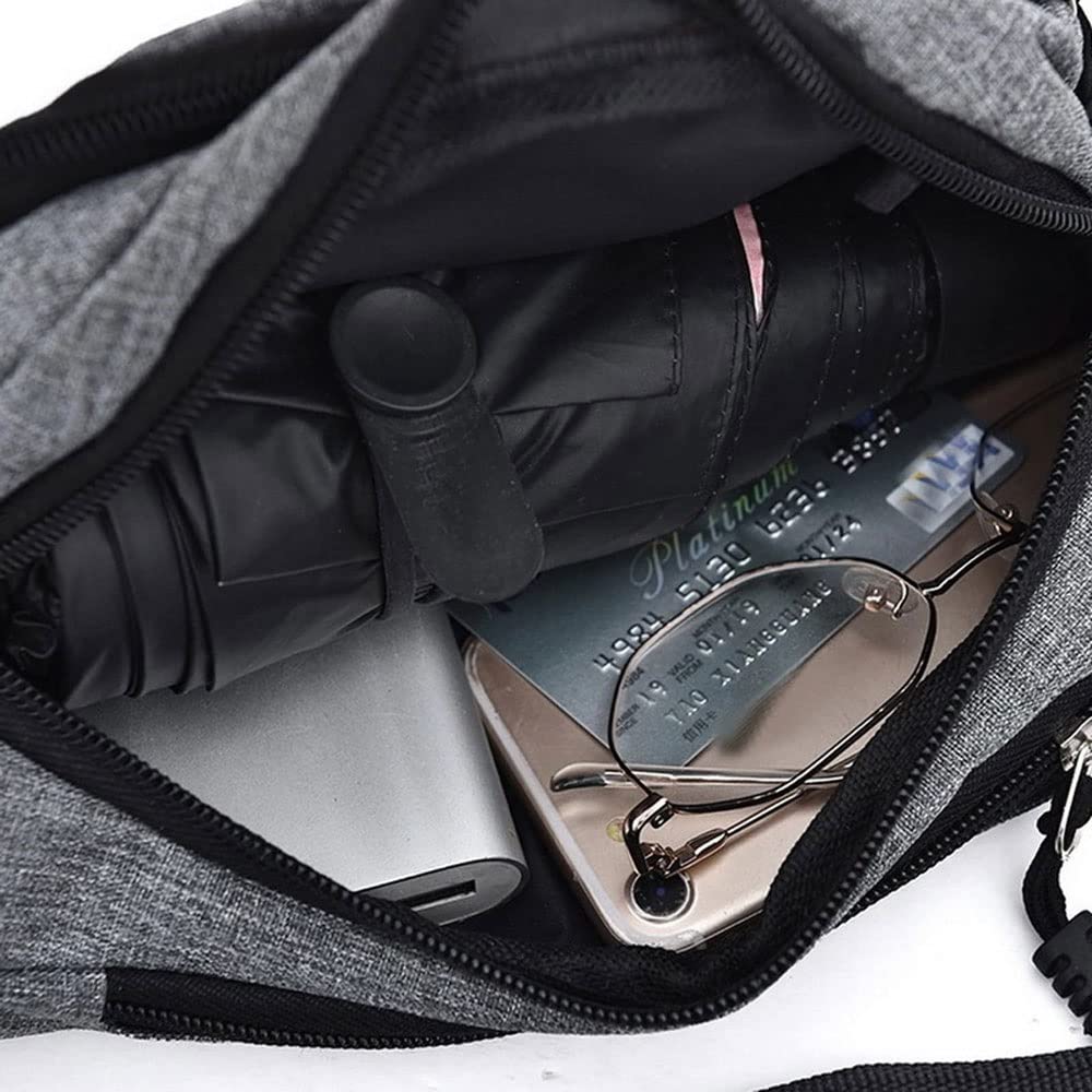 Nerka męska damska torba na talię swobodna nerka torebka duża torba na telefon torba na pas płócienna torba podróżna na zewnątrz torba na telefon banan (zielona)