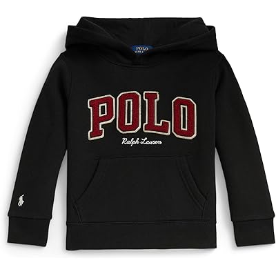 Мужская толстовка Polo Ralph Lauren Kids Logo Fleece Hoodie (Toddler/Little Kid) polo black