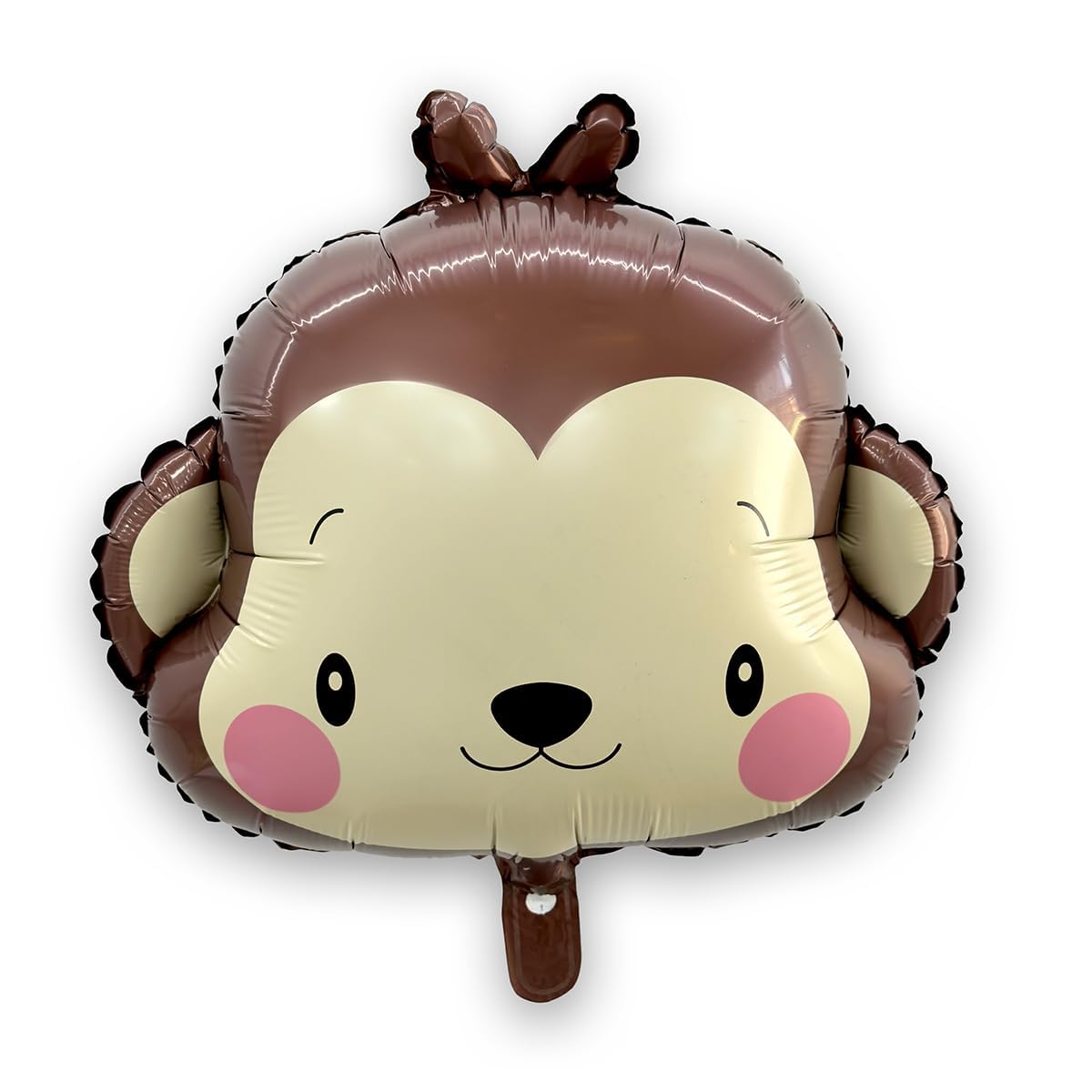 6PCS (18-24in) Safari Animal Foil Balloons, Jungle Safari Theme Birthday Party Decorations, Monkey Zebra Lion Elephant Helium Balloons, Animal Theme Birthday Party Supplies YuBeiKoo (Monkey Brown)