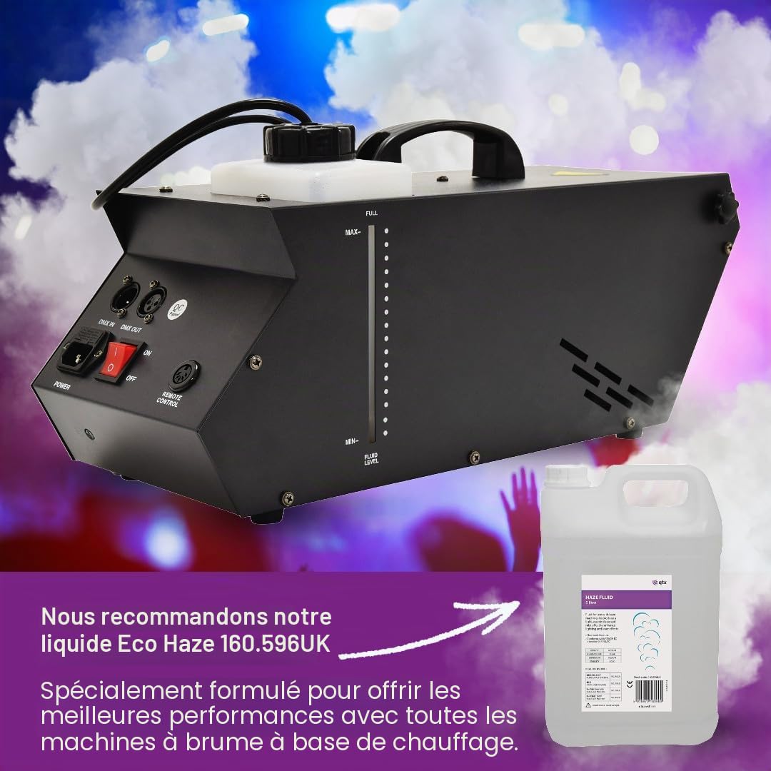 QTX | Machine à effets de brume HZ-800 | 800 W | 340 m³ par minute