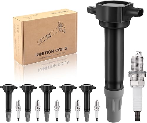 Miniatura 14 de 4 piezas de bobina de ignición y bujía compatible con Toyota Corolla Matrix Pontiac Vibe 1.8L L4 2000 2001 2002 2003 2004 2005 2006 2007 2008