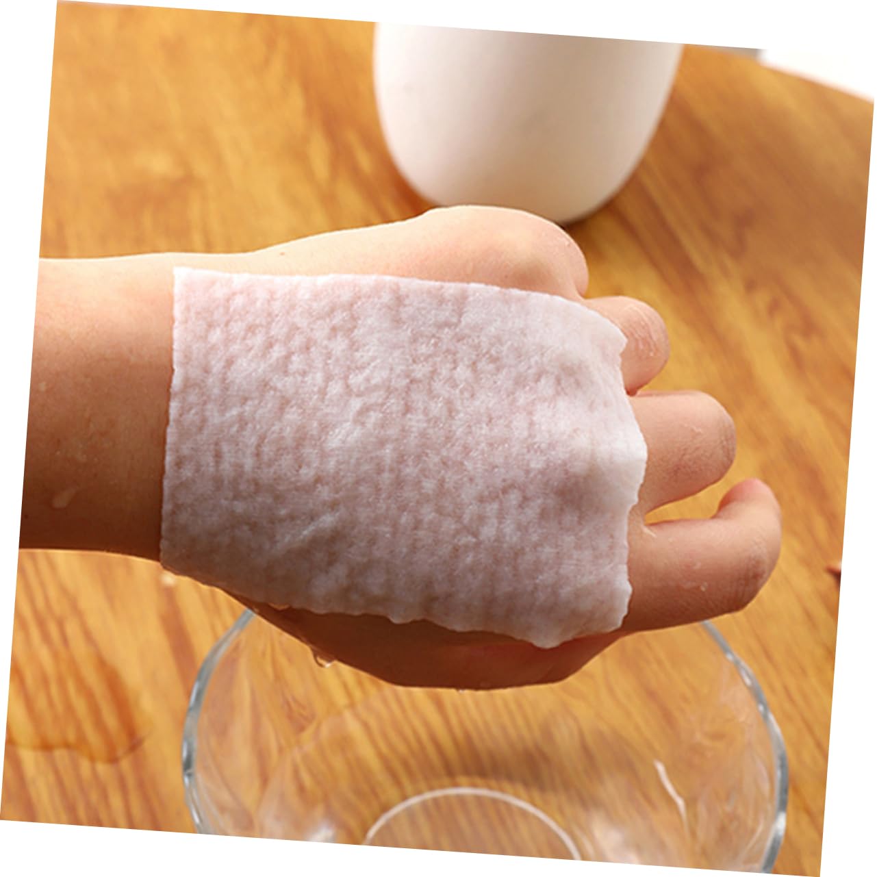 1packung Kompakte Kompressions-makeup-pads Vliesstoff Für Sanfte Gesichtsreinigung Für Make-up-entfernung Und Hautpflege