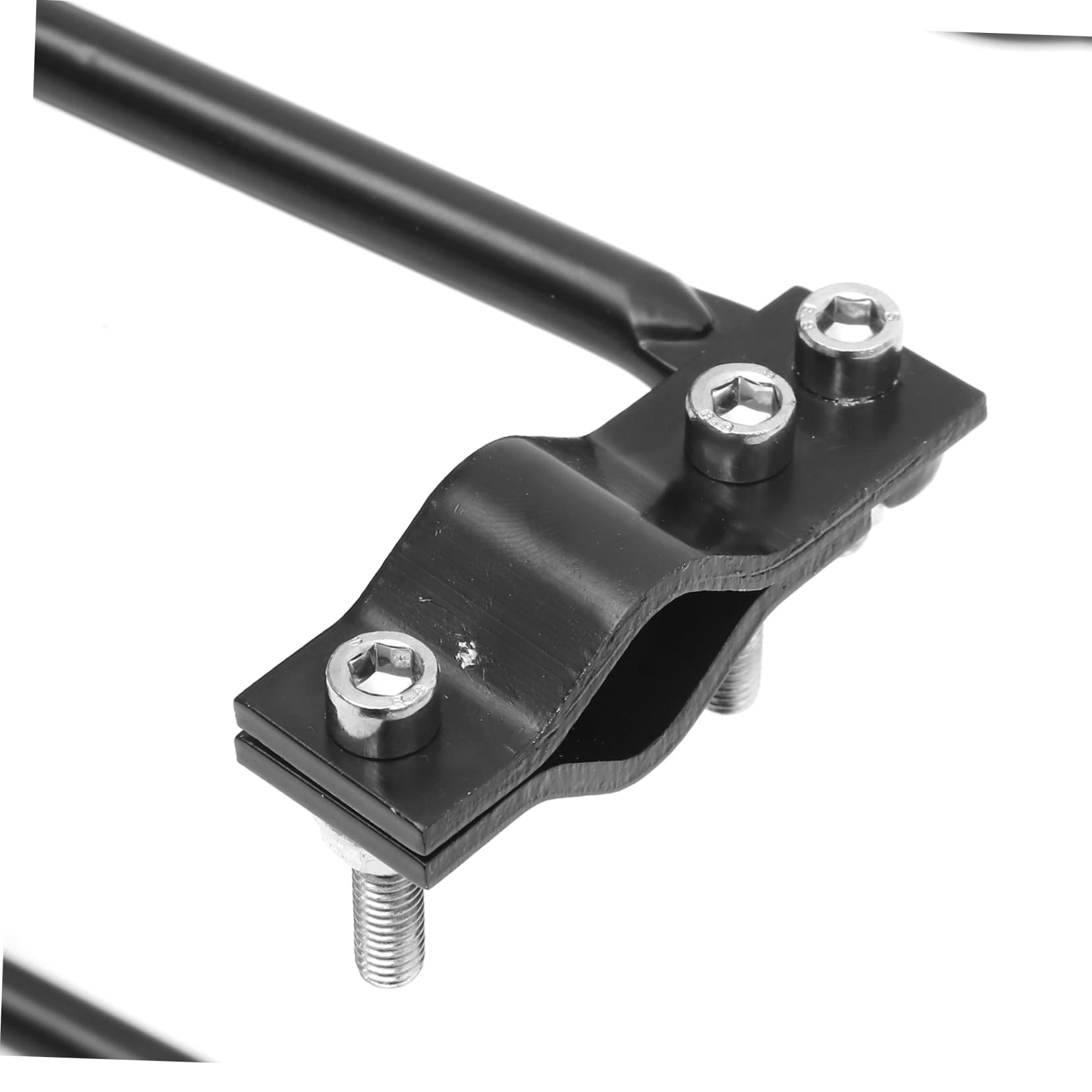 INOOMP Portapacchi Posteriore Bici in Lega di Alluminio Nero | Mountain Bike e Road Bike, Uso Cestini e Zaini, Struttura Heavy-duty Applicabile