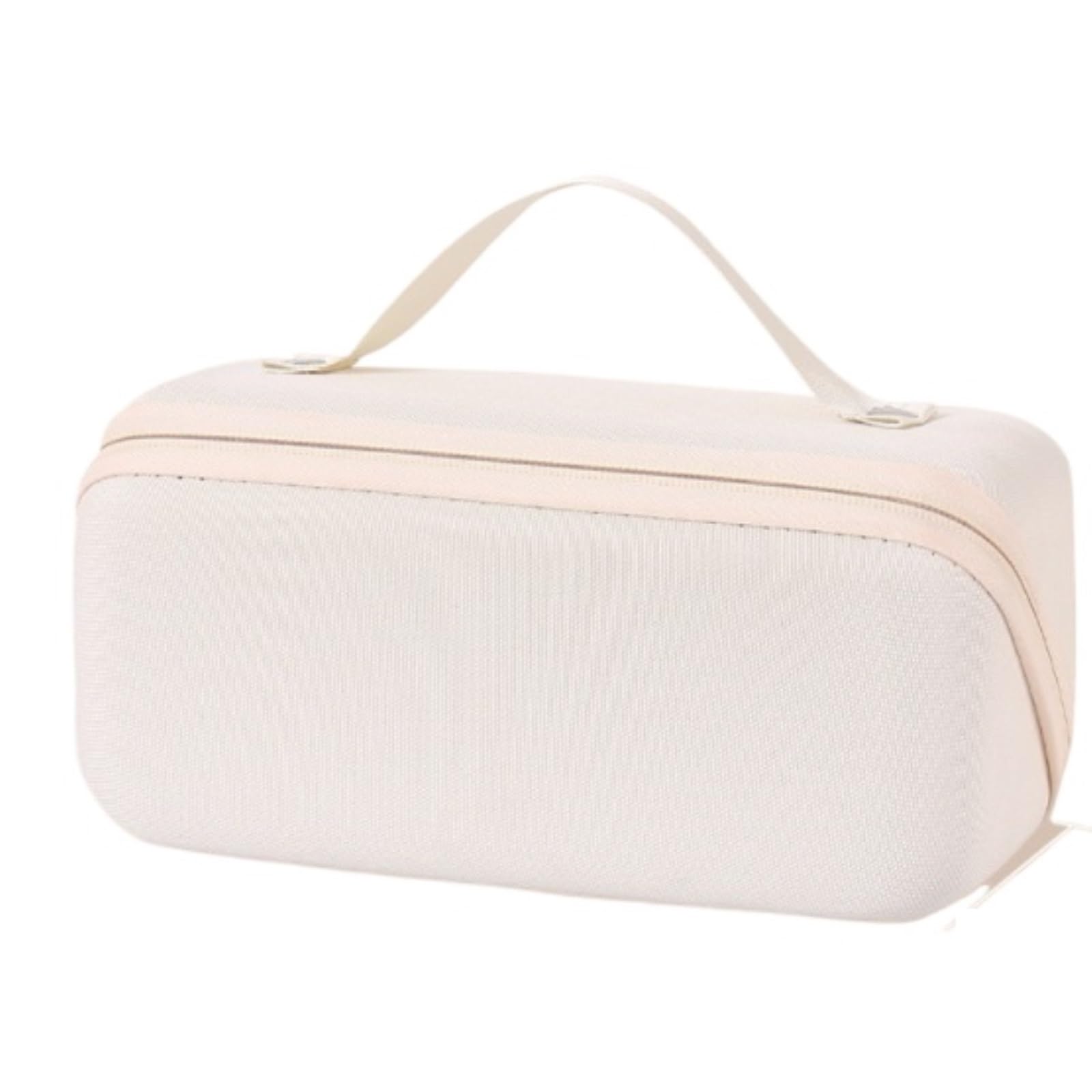 Organizzatore Smalto per Unghie Scatola Portaoggetti Portatile for Smalti, Cosmetici E Gioielli Toletta Trucco(White)