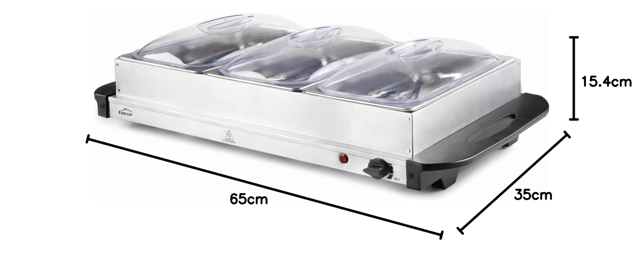 Lacor Calentador De Platos, Acero Inoxidable