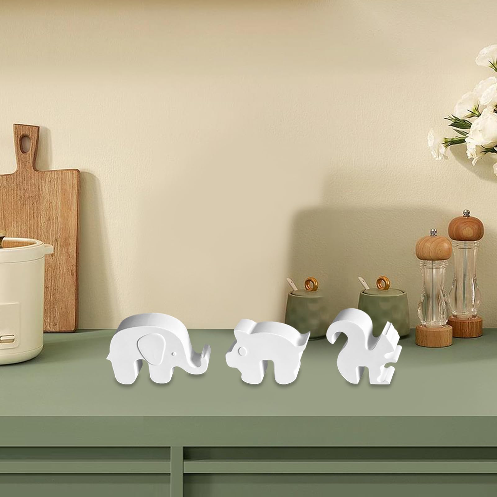 EPODA 2-tlg. Eichhörnchen Silikonformen - 3D Harzformen Für Deko & Basteln