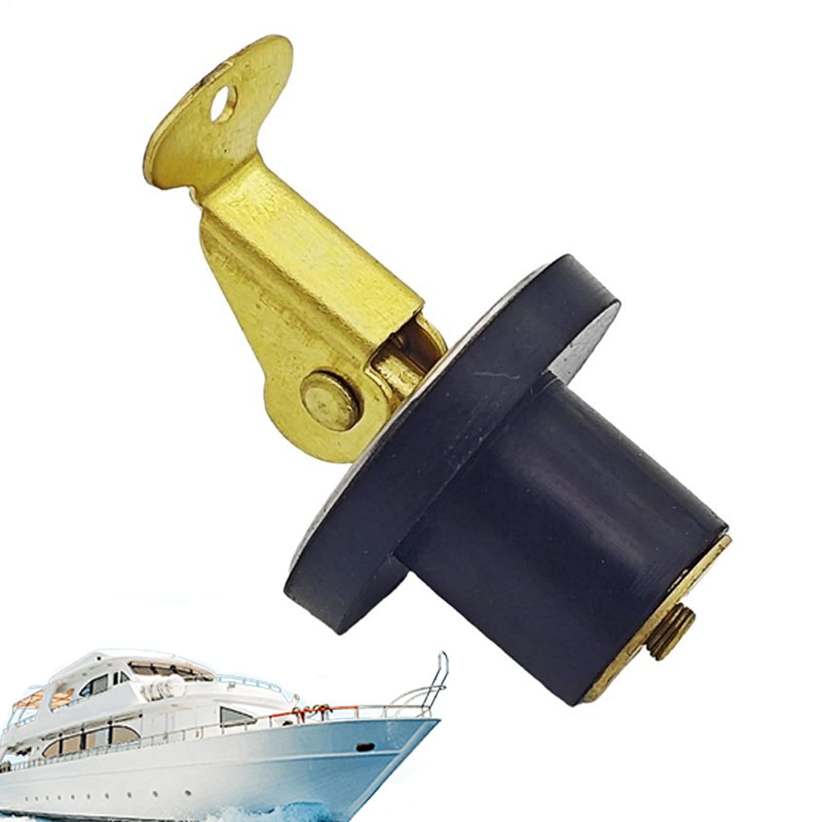 Bouchon de vidange pour bateaux - Fermeture hermétique pour boîte à appâts, drainage multifonction anti-fuite de 16 mm pour kayaks, bateaux, bateaux et systèmes d'appât