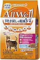 オールウェル　高齢用（10歳以上3.6kg＆15歳以上2.7kg）計6.3kg AllWell 国産 Allwell オールウェル 高齢猫用 フィッシュ味 10歳