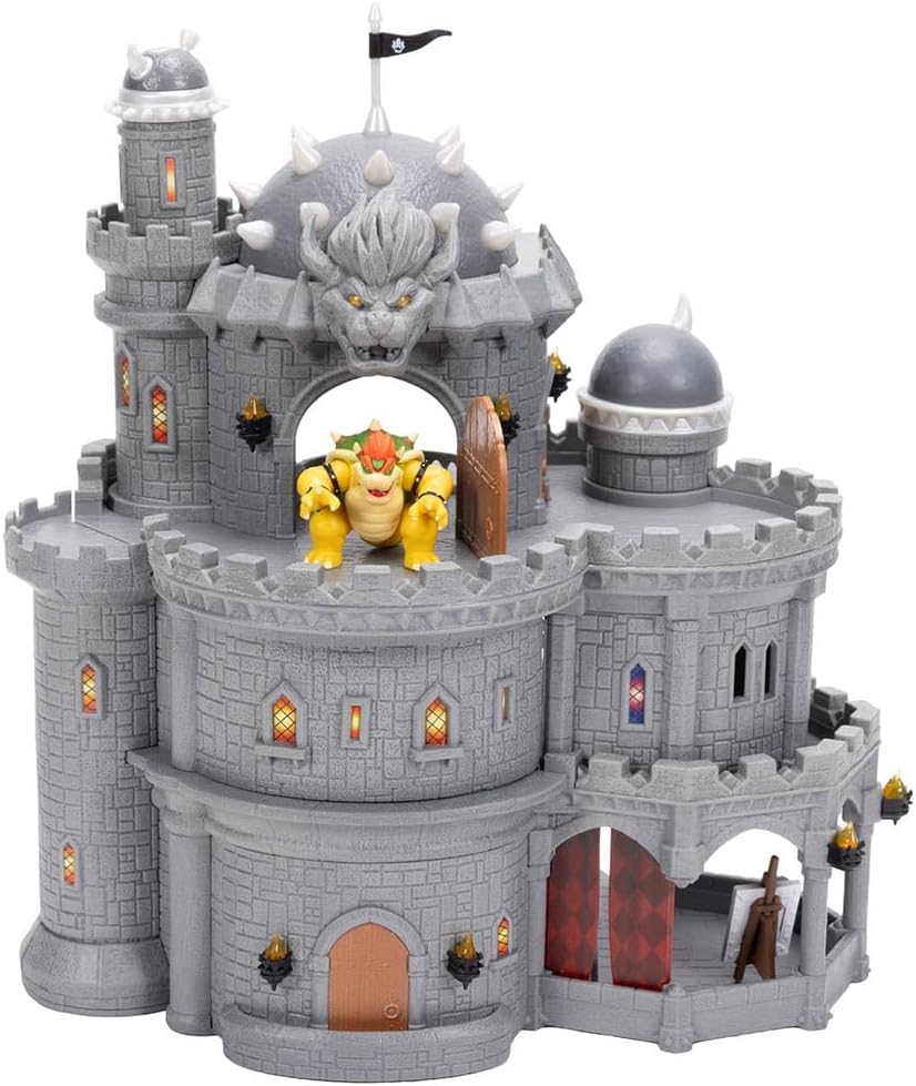 Bowser Castle Mini Playset, Super Mario Movie, Sunny