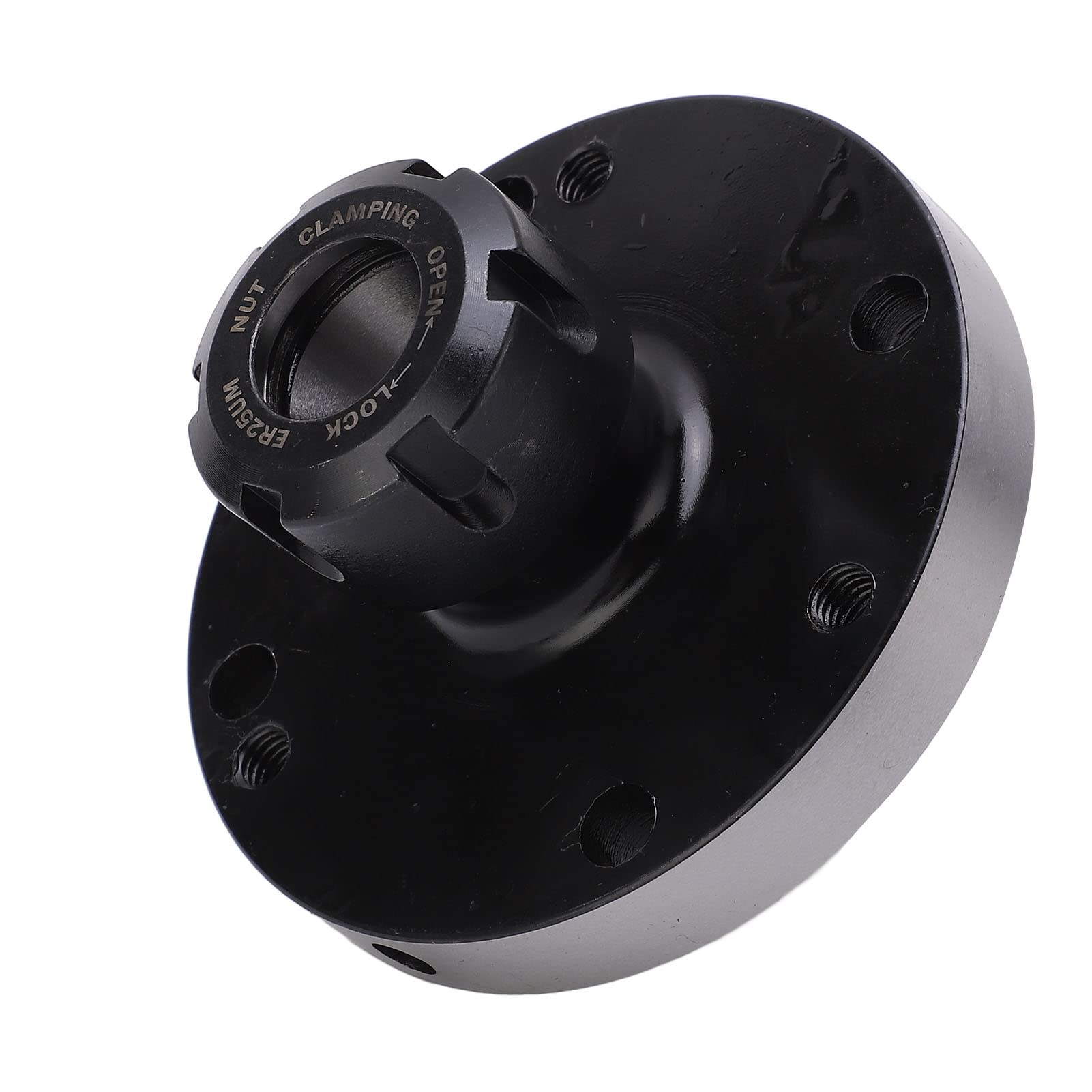 Mandrino di Precisione a Pinza in Acciaio Al Carbonio ER25 Diametro 100 Mm per Fresatrice CNC Durata e Precisione