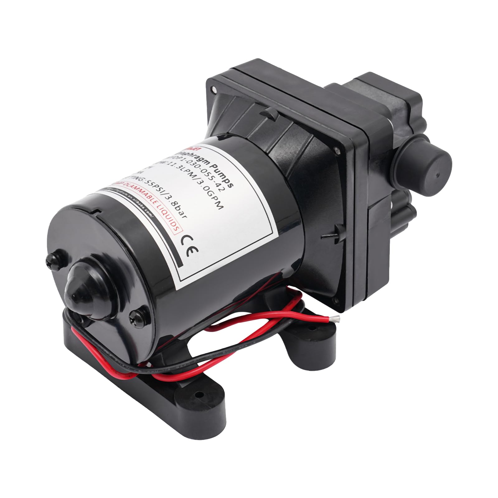 Hydrule pompa membranowa do samochodu kempingowego, wysokociśnieniowa, do kampera, pompa wodna samozasysająca pompa akwariowa, pompa głębinowa, 12 V, 55 psi