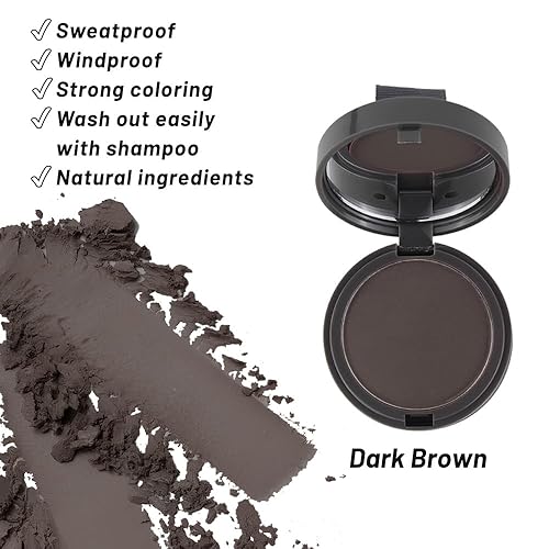 Miniatura 4 de SOVONCARE Polvo de raya, sombra de línea de cabello, cobertura de cabello gris, polvo de retoque para cabello fino para mujeres, polvo de retoque de