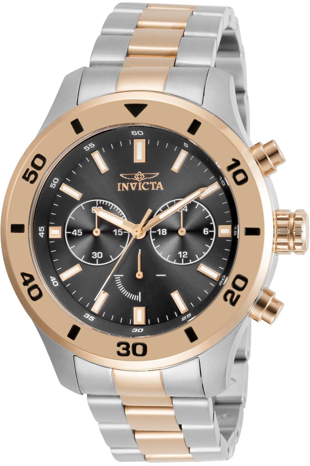 Invicta Stainless Steel Specialty Chronograph Black Dial Analog Watch for Men - 28890, Silver Band (B07PJ1D8FZ) Amazon Price History, Amazon Price Tracker
