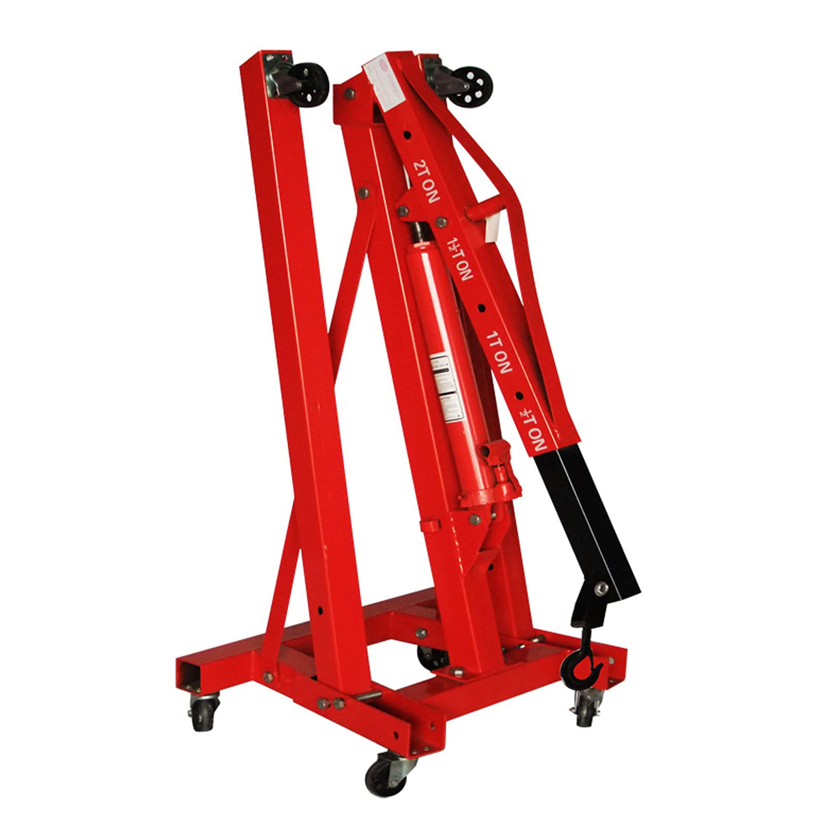 Buy QILIN Folding Shop Crane, Single Pump Engine Hoist, Double Pump