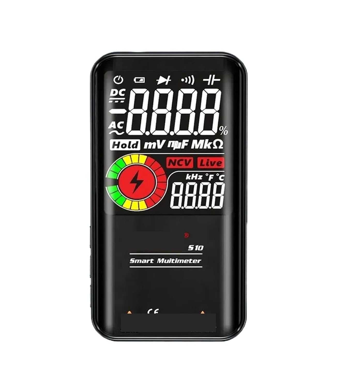 Digital Multimeter Tester T-RMS DC AC Voltage Capacitance(S10)