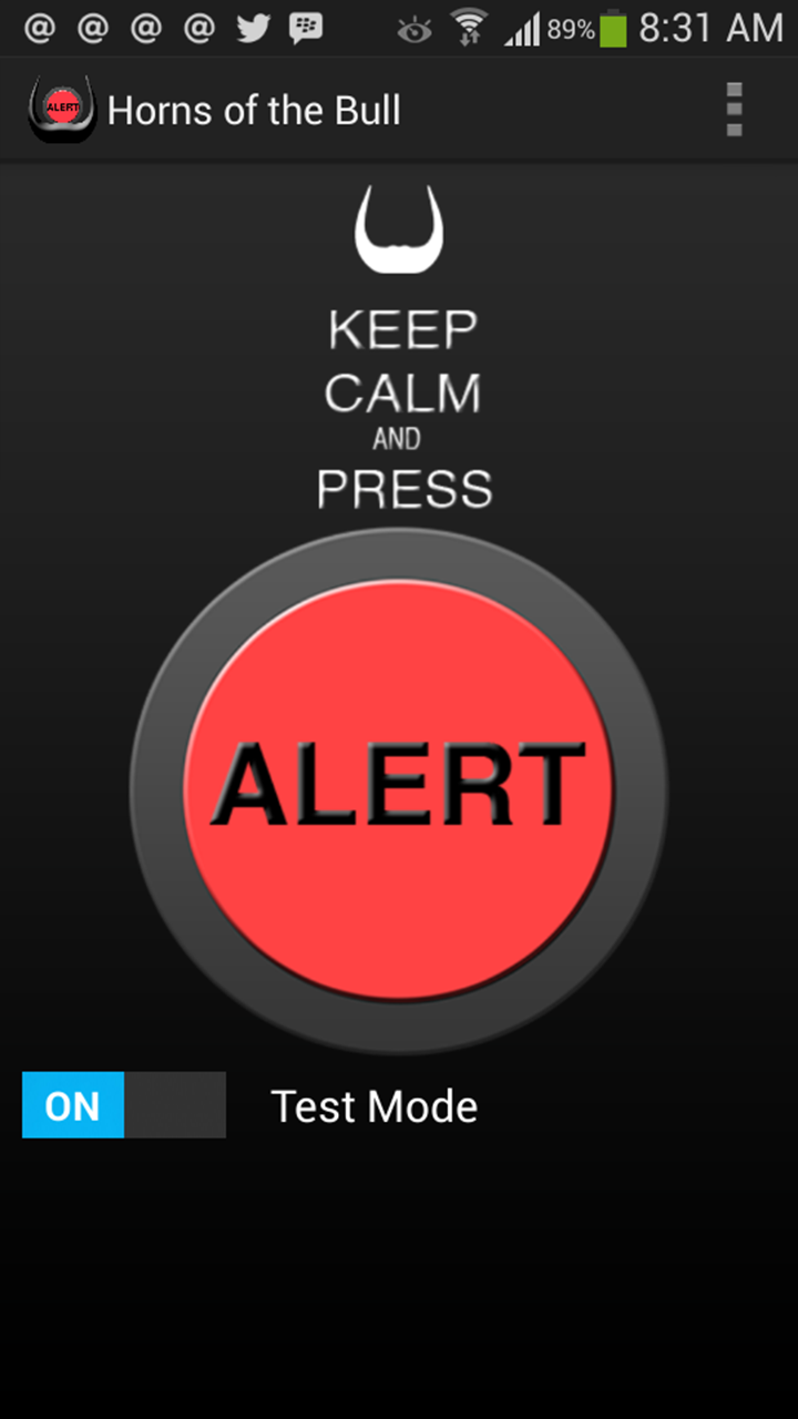 Bull Horns Panic Button - App on Amazon Appstore